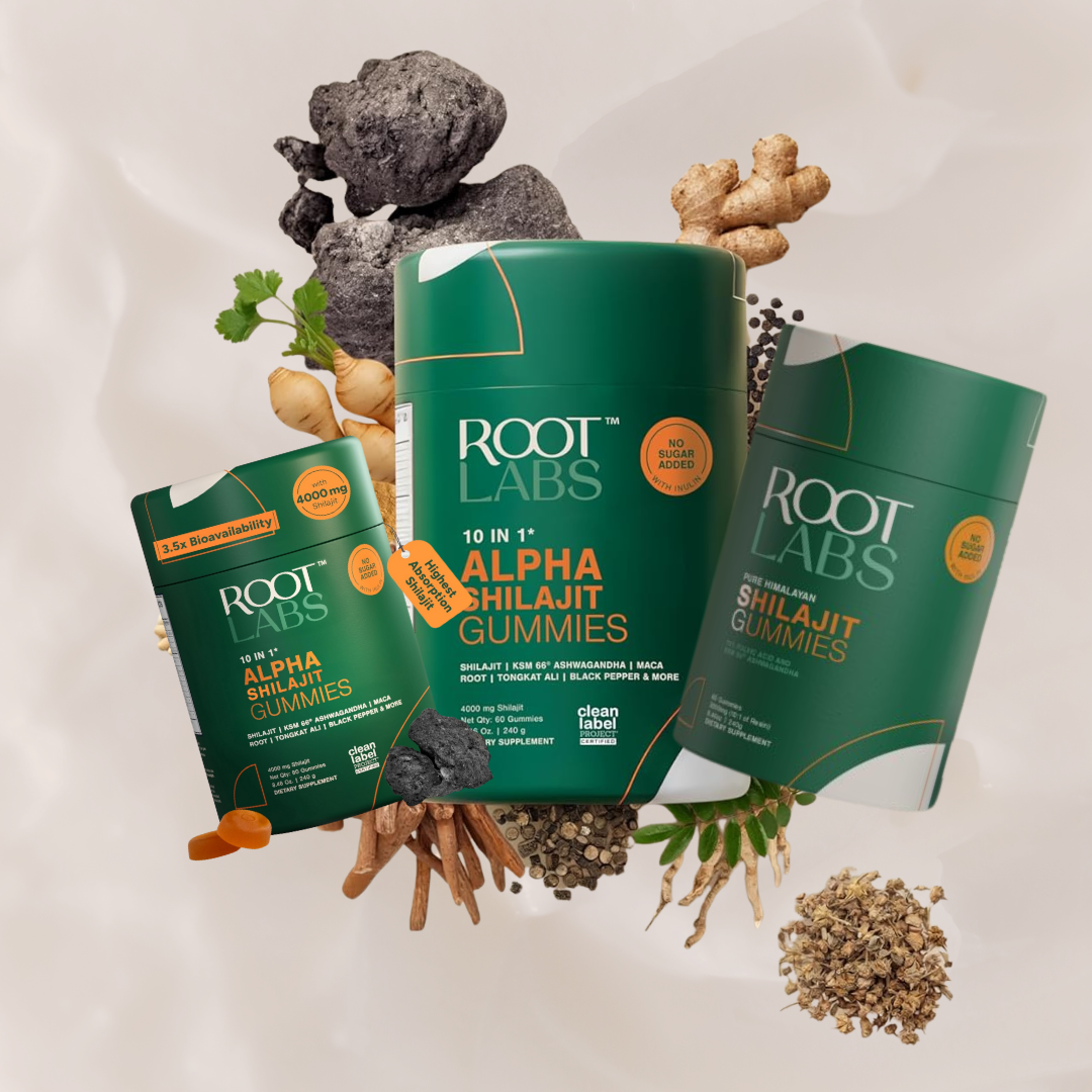ROOT LABS - Gomitas alpha shilajit 10 en 1